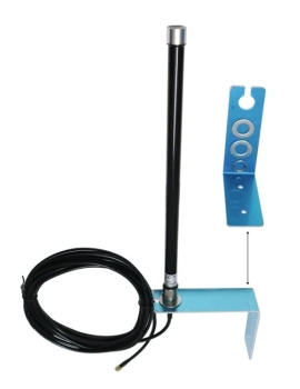 FLAVIA 5G 4G LTE Fiberglas Omni Antenne/Rundstrahlantenne mit 5m SMA Anschlußkabel